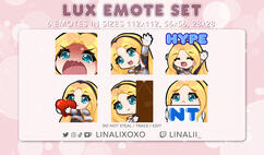 League of Legends Lux Emotes