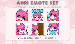 League of Legends Spirit Blossom Ahri Emotes